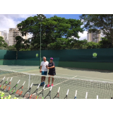 aula de tênis em dupla preço Anália Franco